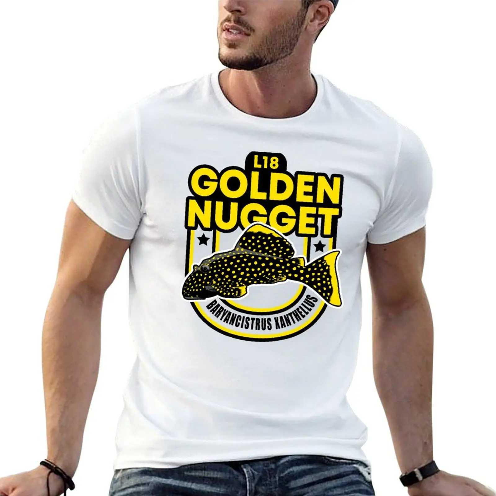 L18 Golden Nugget Pleco - Baryancistrus xanthellus Tropical Aquarium Catfish T-Shirt man tshirt t shirt man casual T-Shirt
L18 Golden Nugget Pleco - Baryancistrus xanthellus Tropical Aquarium Catfish T-Shirt man tshirt t shirt man casual T-Shirt