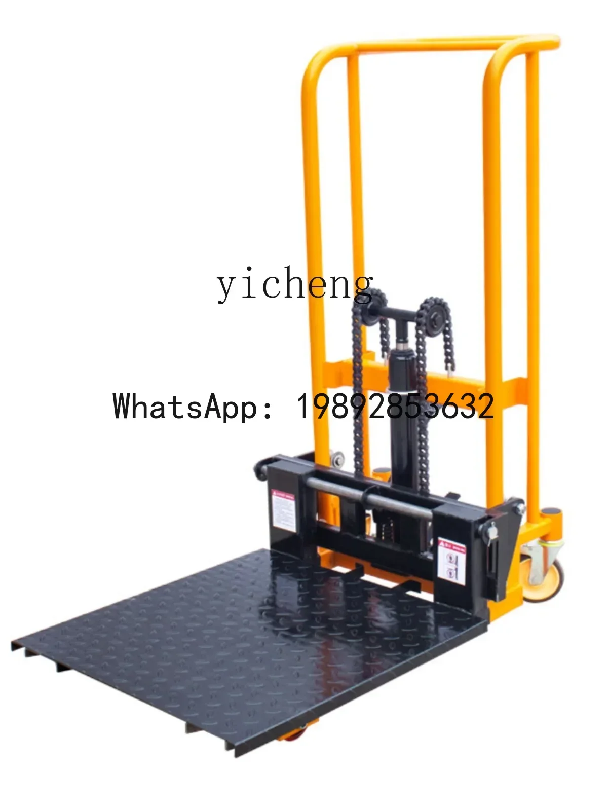 X-13 manual mini forklift household small hydraulic lift stacking truck loading and unloading truck
X-13 manual mini forklift household small hydraulic lift stacking truck loading and unloading truck
