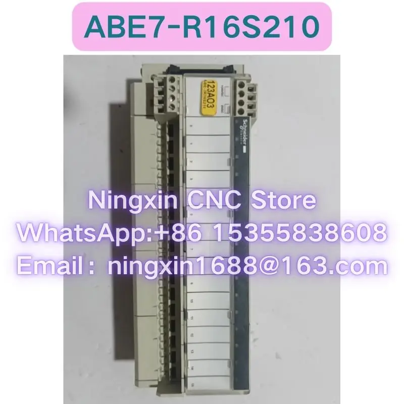 Second-hand ABE7-R16S210 PLC Functional test OK Fast delivery
Second-hand ABE7-R16S210 PLC Functional test OK Fast delivery