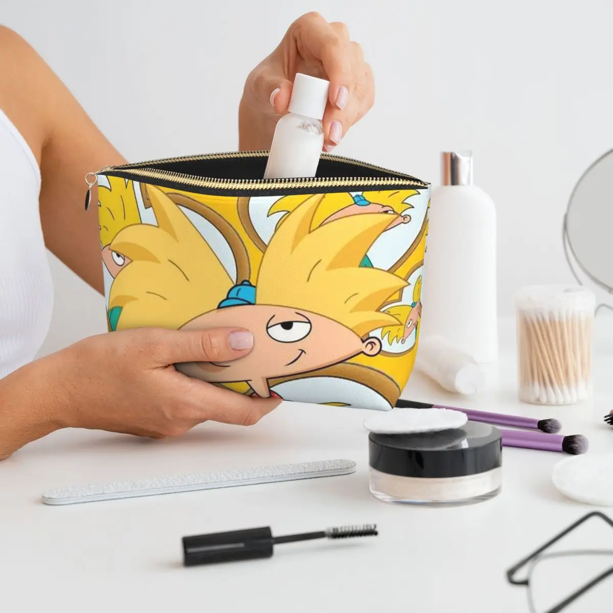 Helga Pataki Anime Animation Hey Arnold 6 Women Cosmetic Bags Travel Makeup Organizer Pouch Toiletry Storage Dopp Kit Box
Helga Pataki Anime Animation Hey Arnold 6 Women Cosmetic Bags Travel Makeup Organizer Pouch Toiletry Storage Dopp Kit Box
