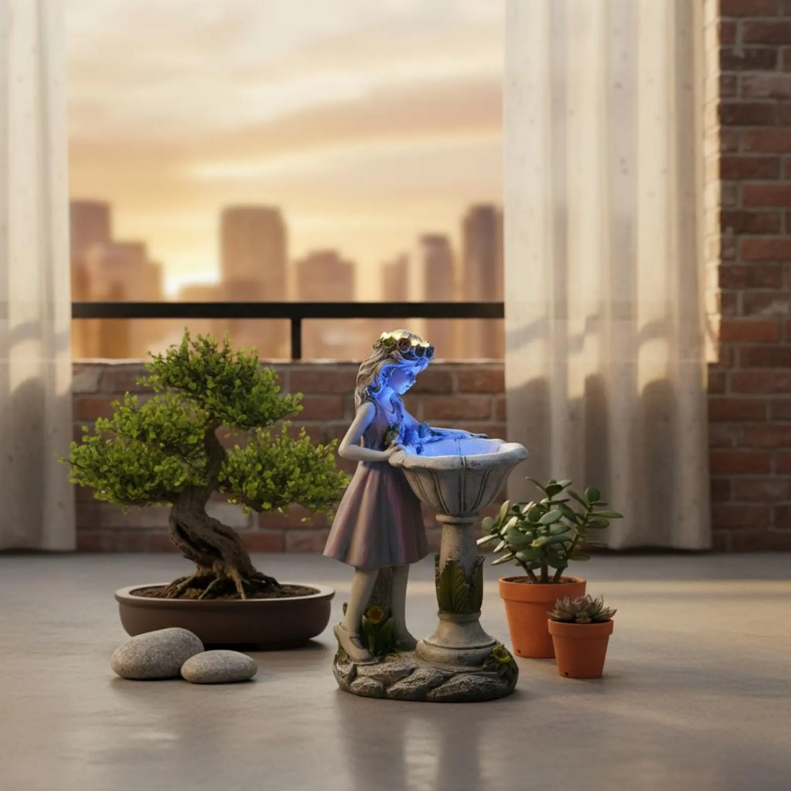 Flower Fairy Garden Lamp Weather Resistant Fairy Garden Lamp Outdoor Lighting Auto On/deactivate for Patio, Lawn
Flower Fairy Garden Lamp Weather Resistant Fairy Garden Lamp Outdoor Lighting Auto On/deactivate for Patio, Lawn