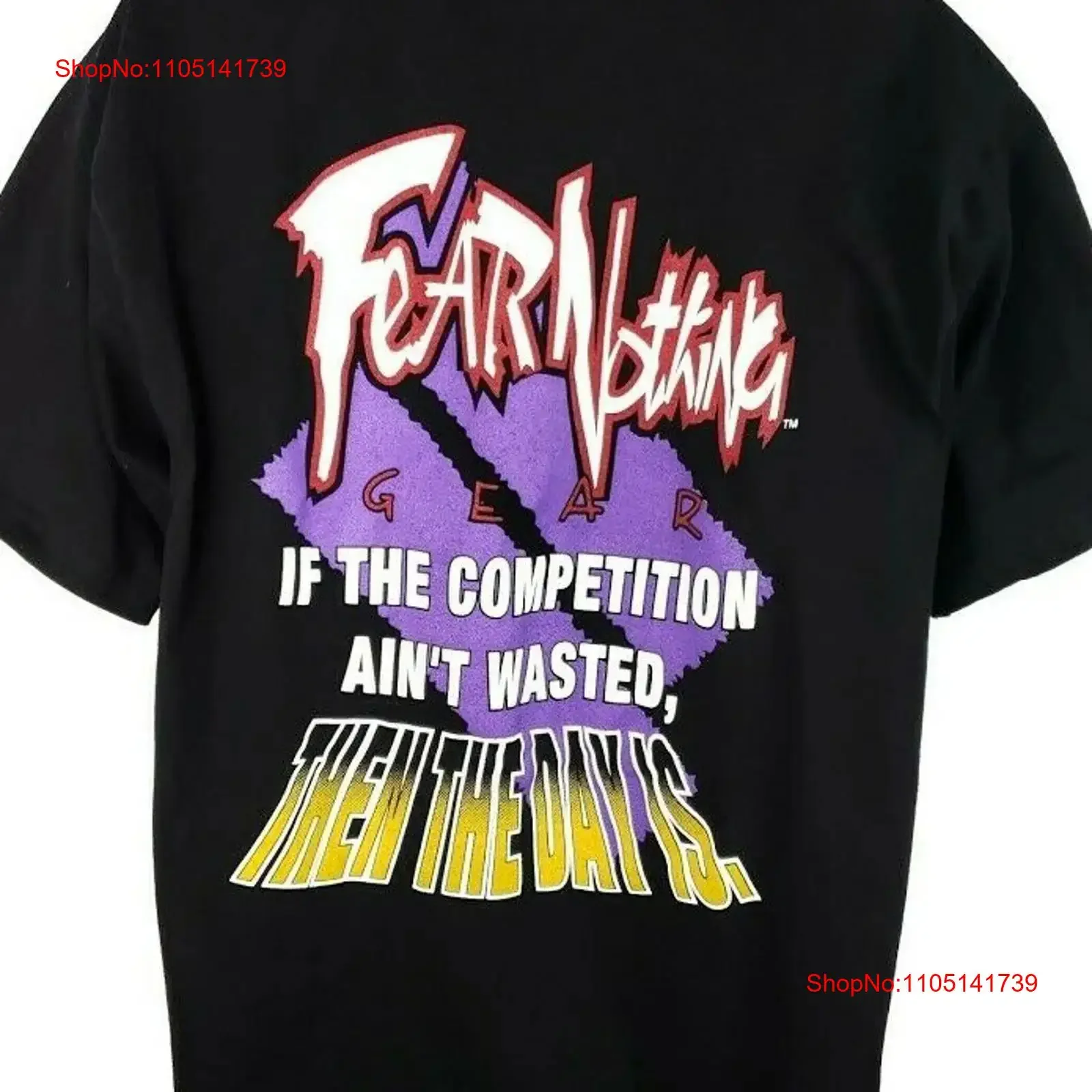 Vintage Fear Nothing Gear T Shirt Mens Size XL Black 90s Competition Wasted vintage Washed Breathable Top For Everyday Wear
Vintage Fear Nothing Gear T Shirt Mens Size XL Black 90s Competition Wasted vintage Washed Breathable Top For Everyday Wear