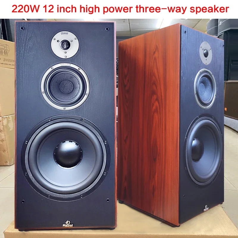 12 Inch 200W Heavy Bass Speaker Home High Power audio Floor Speaker Front HIFI Fever Bookshelf Speaker Three-frequency Stereo
12 Inch 200W Heavy Bass Speaker Home High Power audio Floor Speaker Front HIFI Fever Bookshelf Speaker Three-frequency Stereo