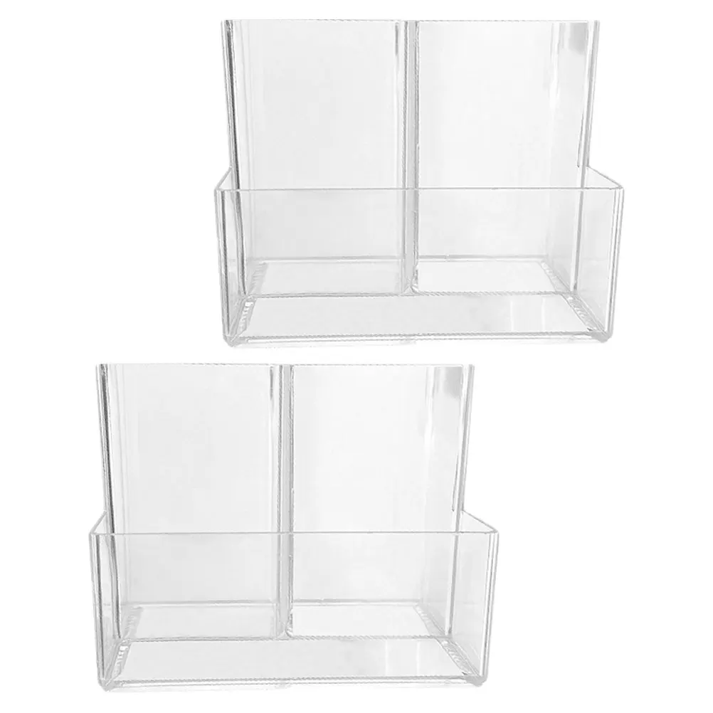 2 Pcs Pen Holder Storage Box Desk Organizer Clear Plastic Container Makeup Brush Holder Pencil Case Lightweight
2 Pcs Pen Holder Storage Box Desk Organizer Clear Plastic Container Makeup Brush Holder Pencil Case Lightweight