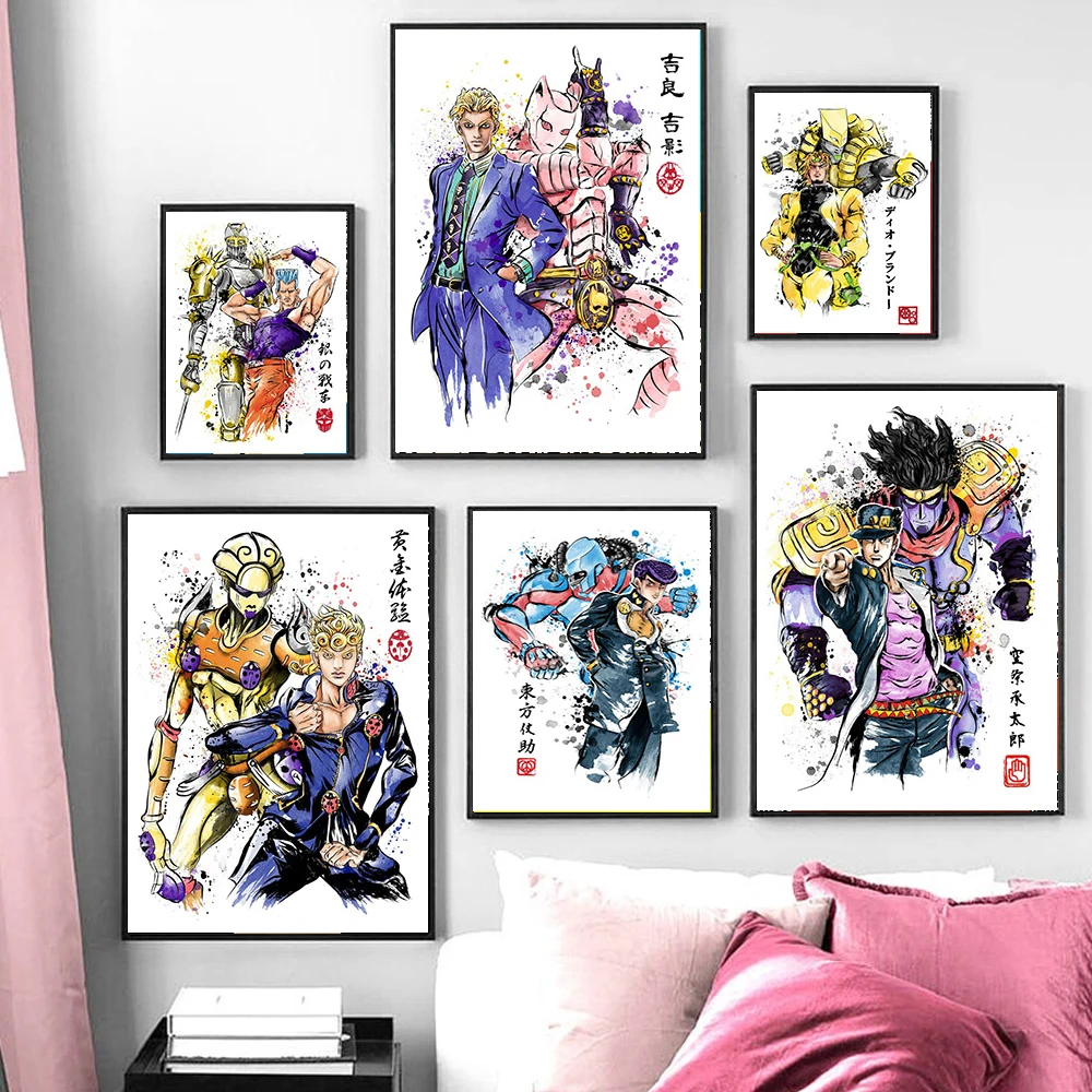 Japanese Anime Ink Style Character Canvas Wall Art Set Watercolor Stand Figure Poster Manga Fan Print For Bedroom Decor Unframed
Japanese Anime Ink Style Character Canvas Wall Art Set Watercolor Stand Figure Poster Manga Fan Print For Bedroom Decor Unframed
