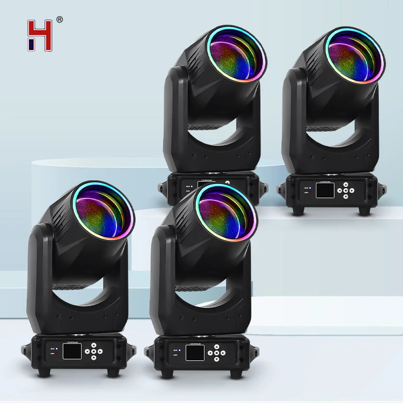 HongYi 4PCS Moving Head Light 200W Beam Spot Sound Activated With 18 Rotating Prisms Rainbow DMX Control For Live Show Disco DJ
HongYi 4PCS Moving Head Light 200W Beam Spot Sound Activated With 18 Rotating Prisms Rainbow DMX Control For Live Show Disco DJ