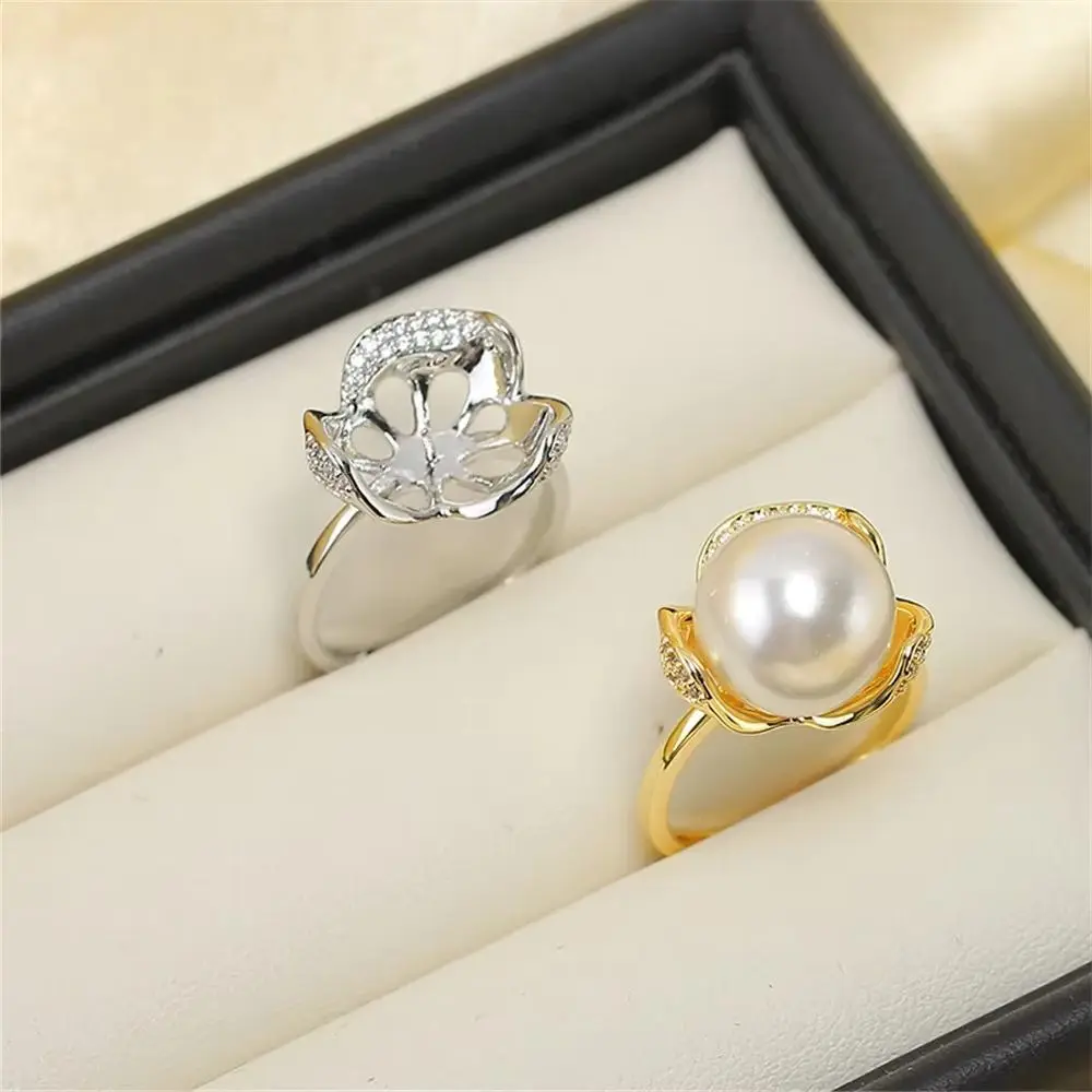 19 Style Pearl Ring Empty Set Domestic 14K Gold Opening Ring Simple Fashion Ring Set Zircon Temperament Handmade DIY Accessories
19 Style Pearl Ring Empty Set Domestic 14K Gold Opening Ring Simple Fashion Ring Set Zircon Temperament Handmade DIY Accessories