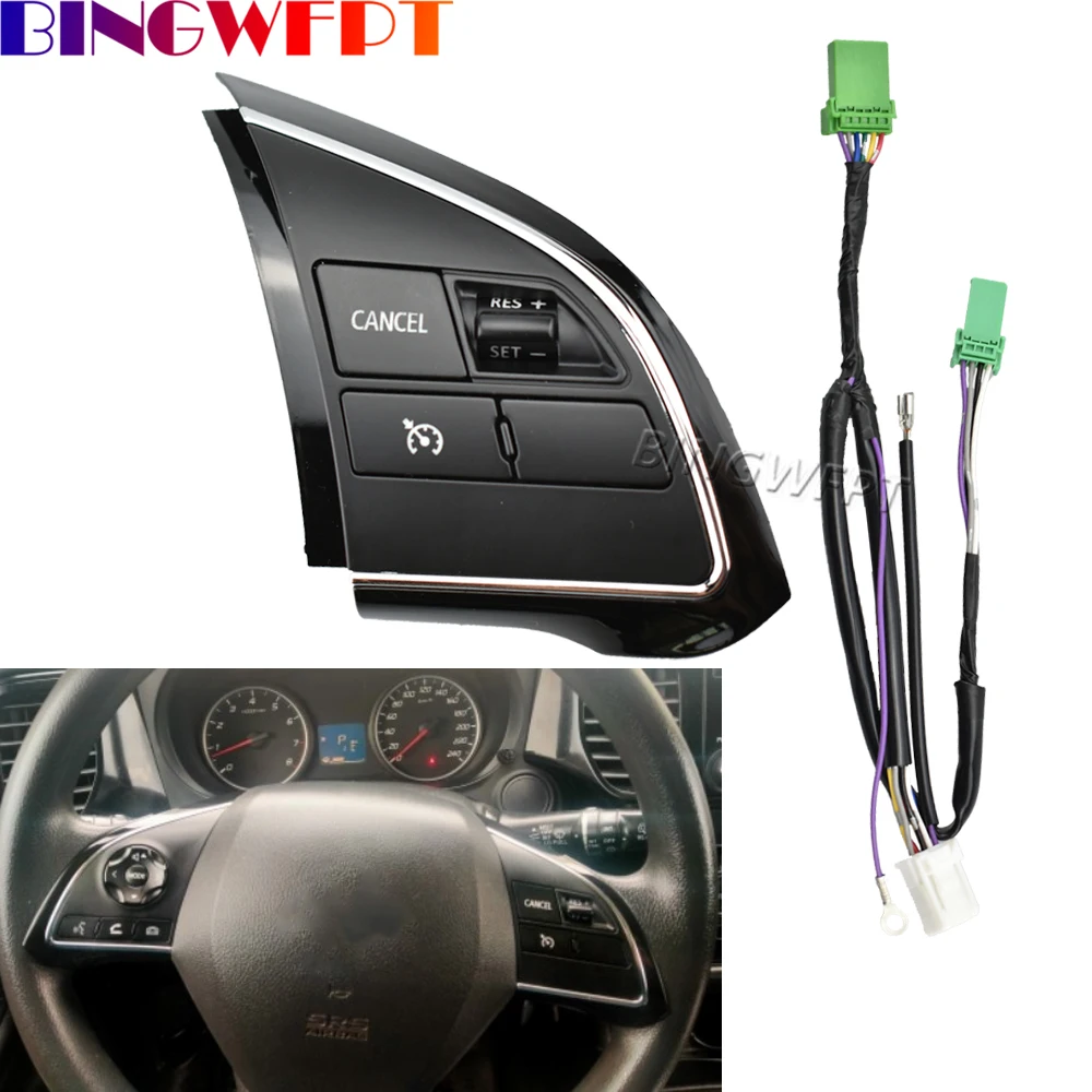 L/R Steering Wheel Button With Wire For Outlander Xpander 2016-2019 Music Volume Adjust Cruise Control Switch With Backlight
L/R Steering Wheel Button With Wire For Outlander Xpander 2016-2019 Music Volume Adjust Cruise Control Switch With Backlight