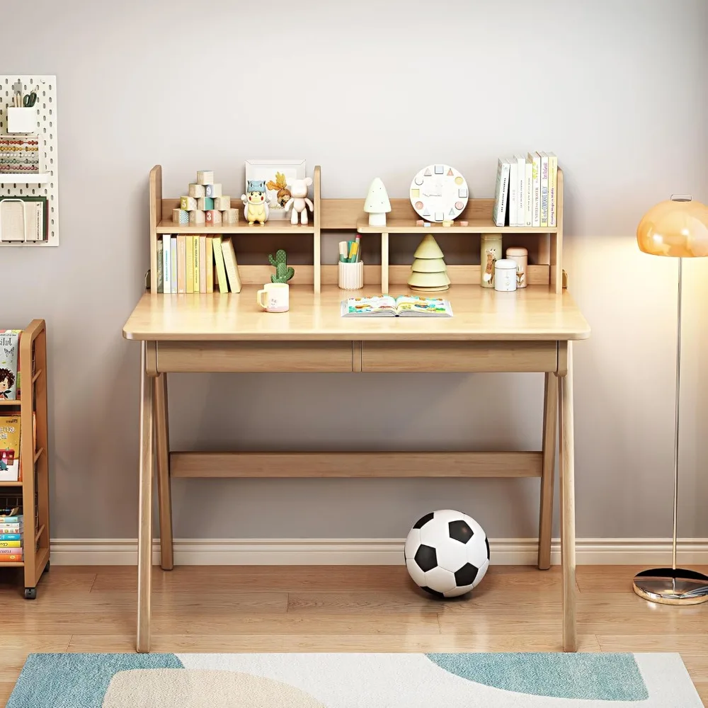 Kids Desk Kids Table with Drawers and Bookshelf Wooden Kid's Media Desk Student Learning Computer Workstation and Writing Desk (
Kids Desk Kids Table with Drawers and Bookshelf Wooden Kid's Media Desk Student Learning Computer Workstation and Writing Desk (