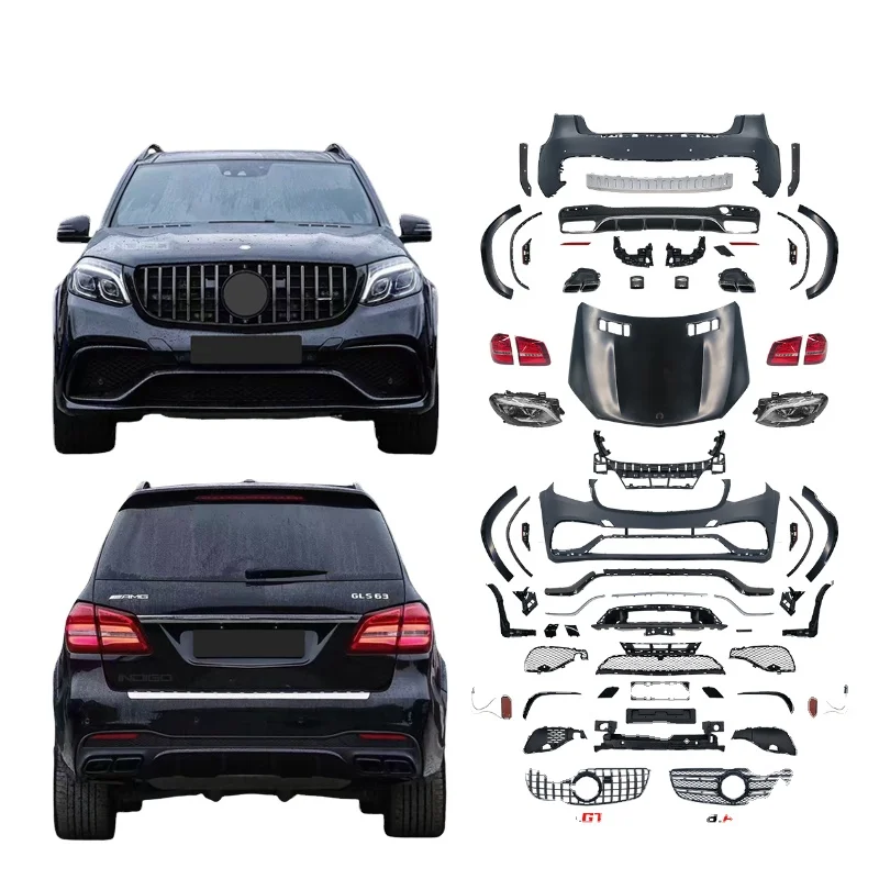 BR Wholesale Auto Part Accessories for Benz GL X166 2012 2013 2014 Upgraded to 2019 GLS63 AMG Body Kit Side Skirts Front Bumper
BR Wholesale Auto Part Accessories for Benz GL X166 2012 2013 2014 Upgraded to 2019 GLS63 AMG Body Kit Side Skirts Front Bumper