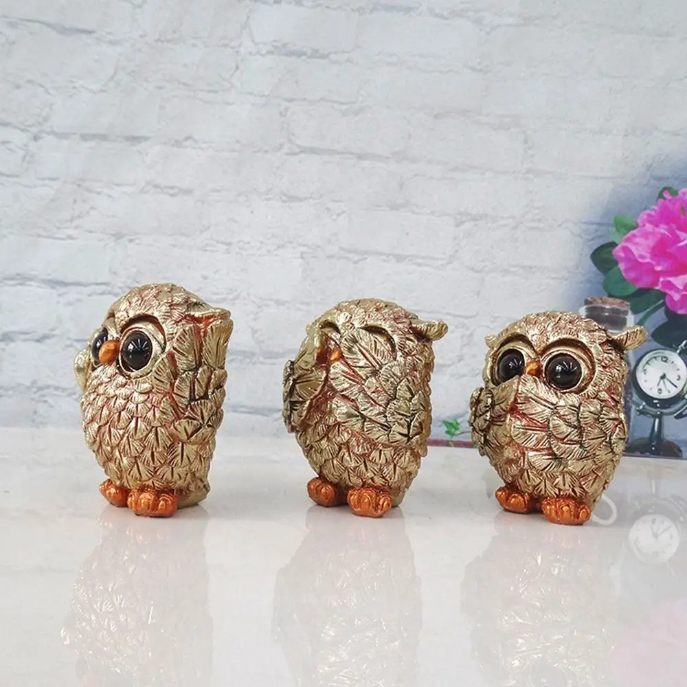 European Style Home Lifelike Handicraft Ornament Smooth Texture Simulation Animal Owl Figurine Resin Arts Desktop Ornament
European Style Home Lifelike Handicraft Ornament Smooth Texture Simulation Animal Owl Figurine Resin Arts Desktop Ornament