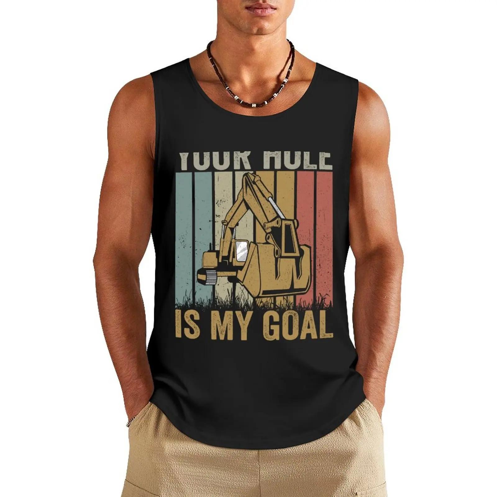 Your hole is my goal Tank Top t-shirt for men gym clothes man Men's gym clothing
Your hole is my goal Tank Top t-shirt for men gym clothes man Men's gym clothing