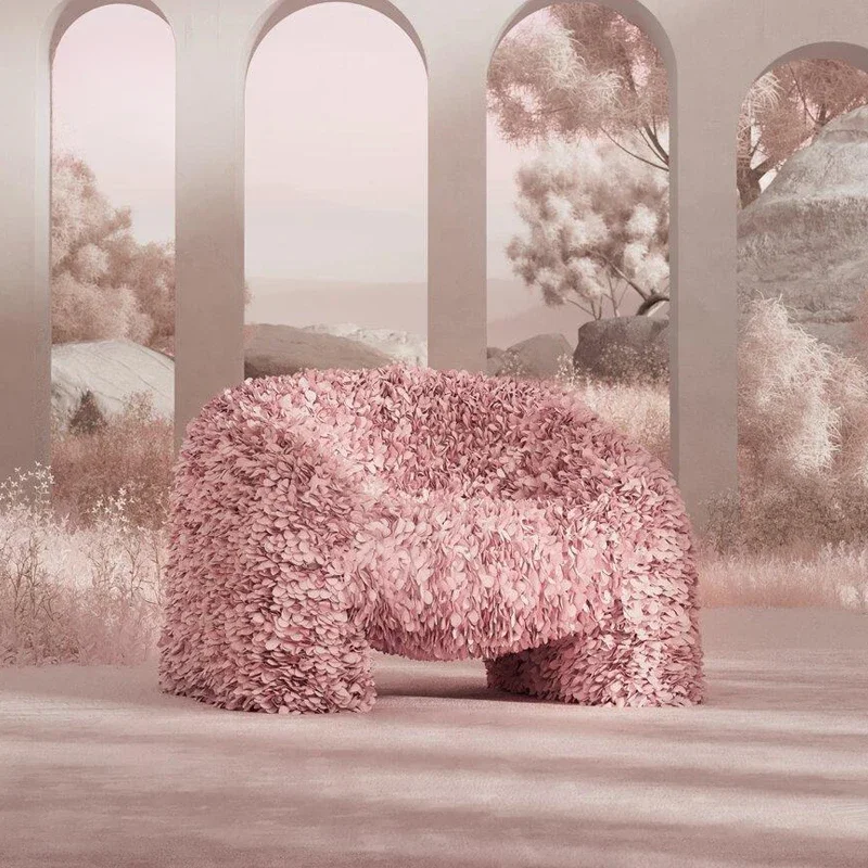 Creative Single Casual Pink Armchair Living Room Flower Lounge Chair Hortensia Armchair Pink Petal Single Sofa
Creative Single Casual Pink Armchair Living Room Flower Lounge Chair Hortensia Armchair Pink Petal Single Sofa