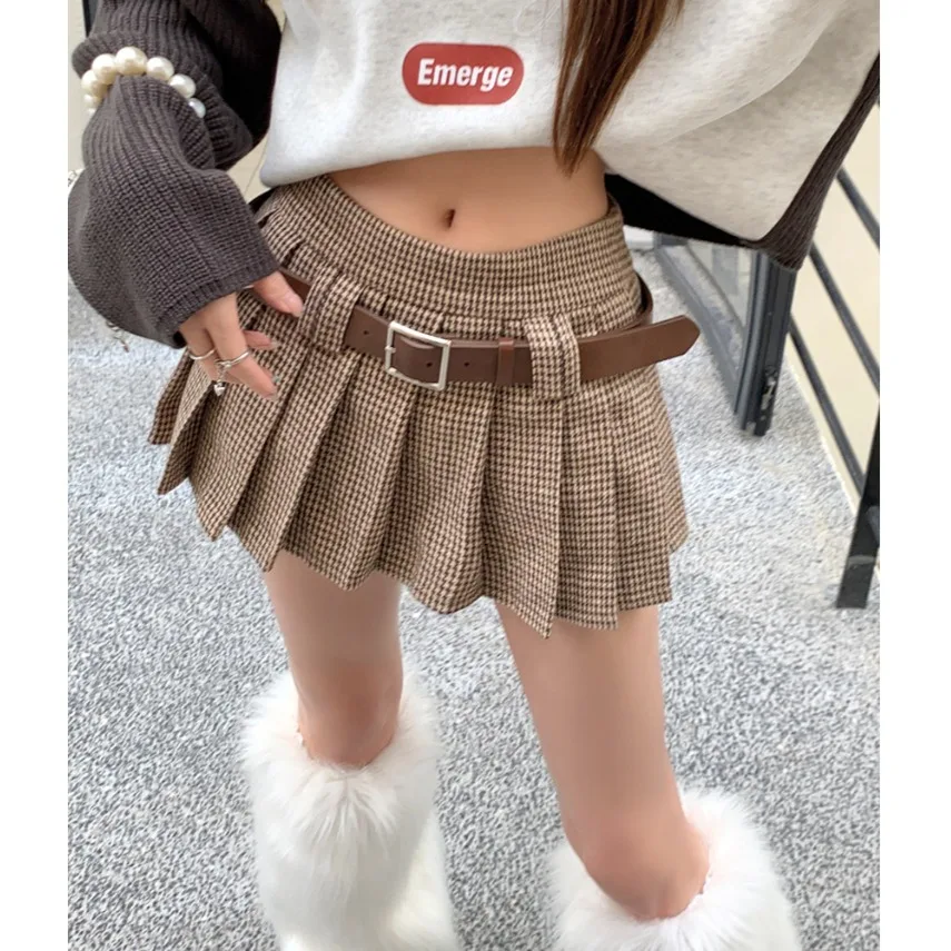 Осень-зима клетчатая юбка трапециевидной формы женская плиссированная юбка с высокой талией для колледжа Sle Faionable Ciwalk хлопок атлас
Осень-зима клетчатая юбка трапециевидной формы женская плиссированная юбка с высокой талией для колледжа Sle Faionable Ciwalk хлопок атлас