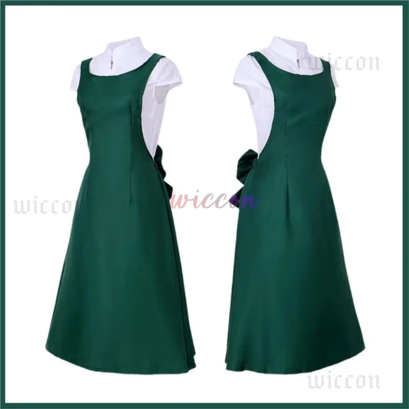 Perruque de Costume de Cosplay Anime Uzumaki Kushina, robe longue verte, chemise, uniforme, ensemble complet pour femme adulte
Perruque de Costume de Cosplay Anime Uzumaki Kushina, robe longue verte, chemise, uniforme, ensemble complet pour femme adulte
