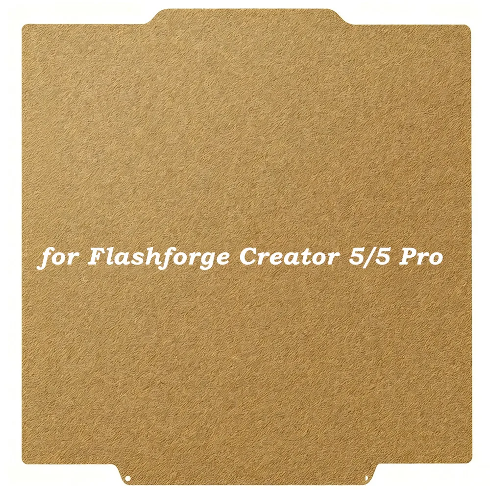 For Flashforge Creator 5/5 Pro Build Plate Double Sided Textured PEI Flexible Spring Steel Heat Bed Removable Magnetic Print Bed
For Flashforge Creator 5/5 Pro Build Plate Double Sided Textured PEI Flexible Spring Steel Heat Bed Removable Magnetic Print Bed