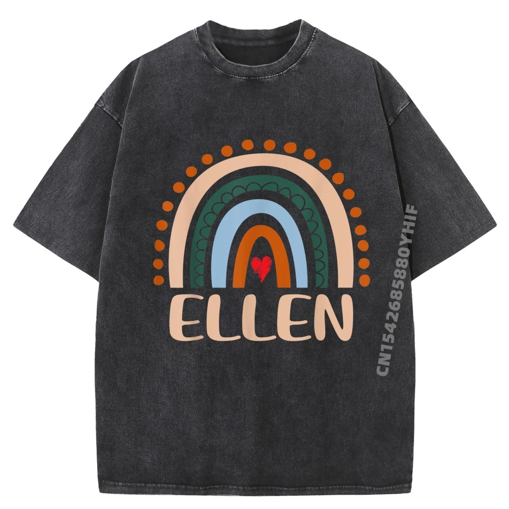 Ellen Name Personalized Rainbow Ellen Graphic T-shirts Men Summer Leisure Washed Tops & Tees Hip Hop Tshirts Woman
Ellen Name Personalized Rainbow Ellen Graphic T-shirts Men Summer Leisure Washed Tops & Tees Hip Hop Tshirts Woman