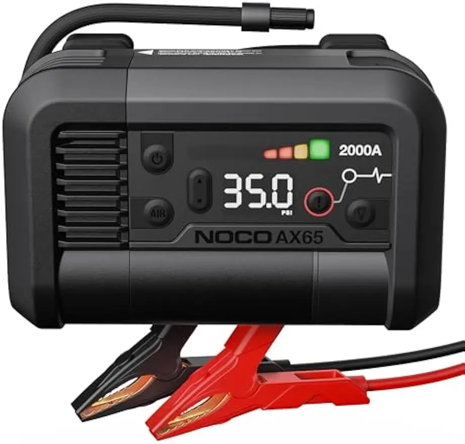 Стартер 2000А с воздушным компрессором: запуск газа 8,0 л и дизельного двигателя 6,0 л, накачивает шины в 2 минутах.
Стартер 2000А с воздушным компрессором: запуск газа 8,0 л и дизельного двигателя 6,0 л, накачивает шины в 2 минутах.