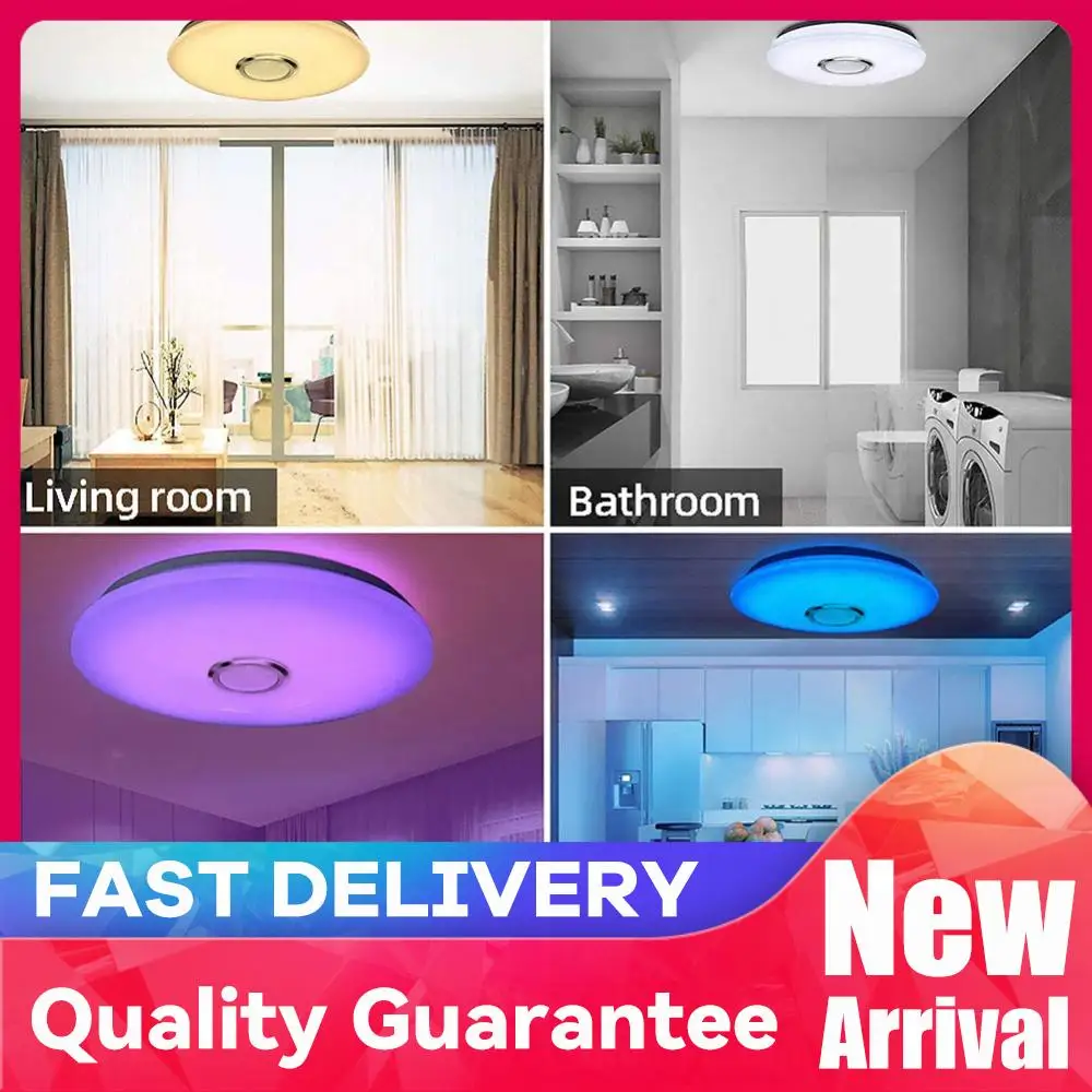 Modern Ceiling Lamp Dimmable RGB LED Ceiling Light APP Control Bluetooth-compatible Intelligent LED Lamp for Bedroom Living Room
Modern Ceiling Lamp Dimmable RGB LED Ceiling Light APP Control Bluetooth-compatible Intelligent LED Lamp for Bedroom Living Room