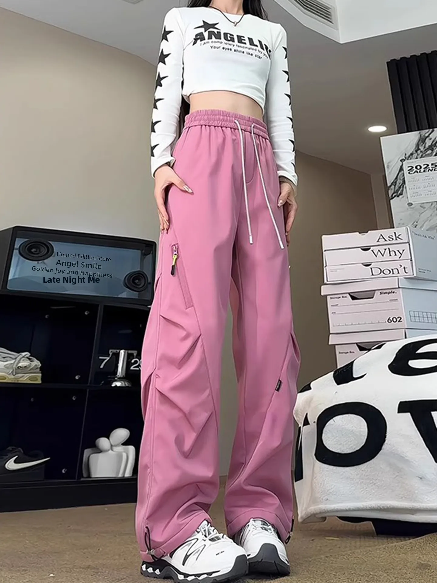 Pink Fce Lined Thiened Winter Work Pants Women's Mountain Climbing Waterproof Windproof Skiing Straight Leg Trousers
Pink Fce Lined Thiened Winter Work Pants Women's Mountain Climbing Waterproof Windproof Skiing Straight Leg Trousers