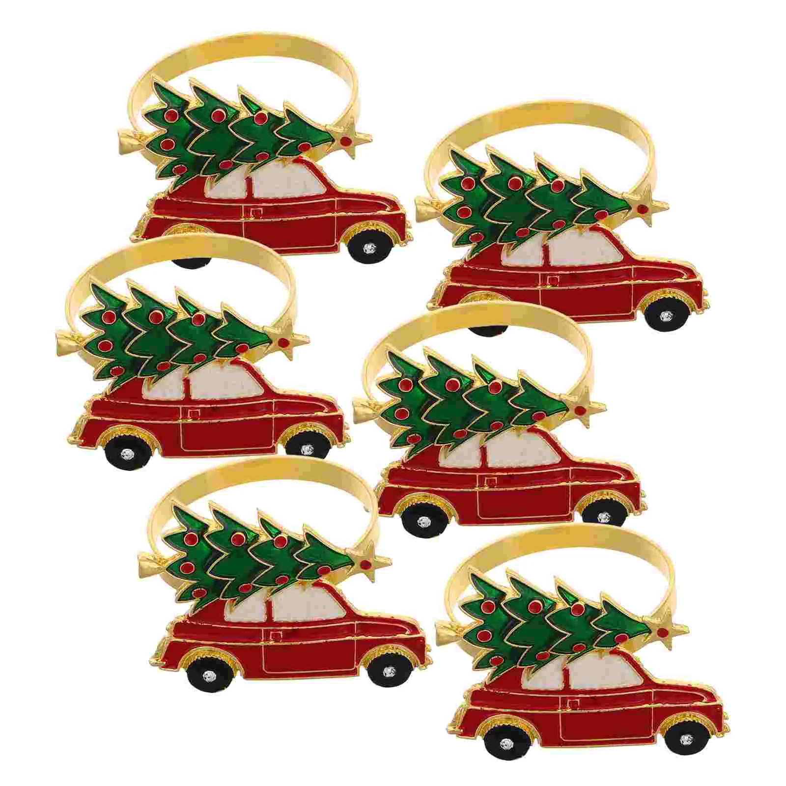 6 Pcs Christmas Napkin Rings Decor Charms Metal Tree Decorative Alloy Banquet Buckle
6 Pcs Christmas Napkin Rings Decor Charms Metal Tree Decorative Alloy Banquet Buckle