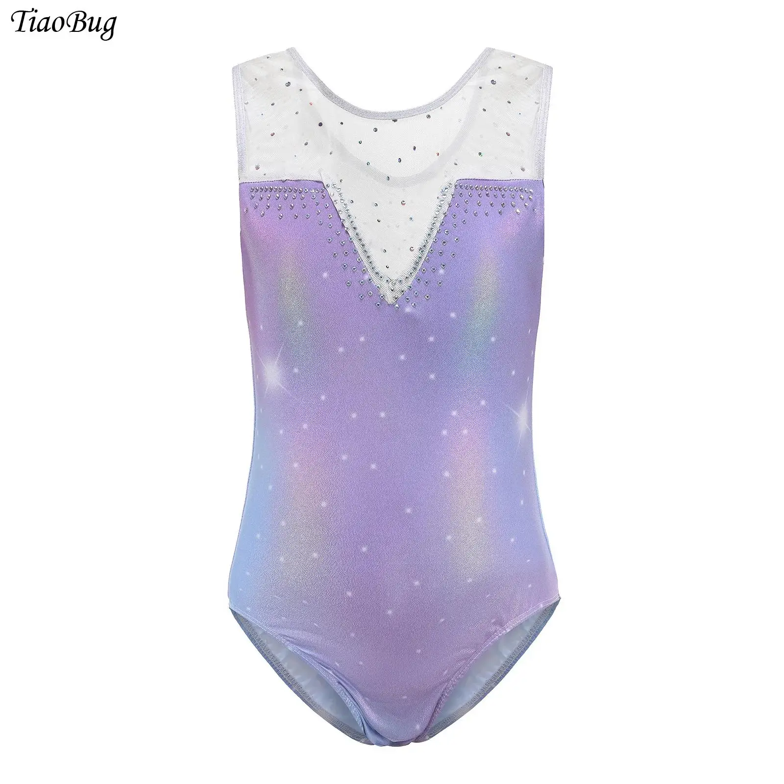 Kids Girls Elegant Ballet Purple Gradient Rhinestone Mesh Leotard With Chiffon Skirt for Gymnastics Dance Stage Competition set
Kids Girls Elegant Ballet Purple Gradient Rhinestone Mesh Leotard With Chiffon Skirt for Gymnastics Dance Stage Competition set