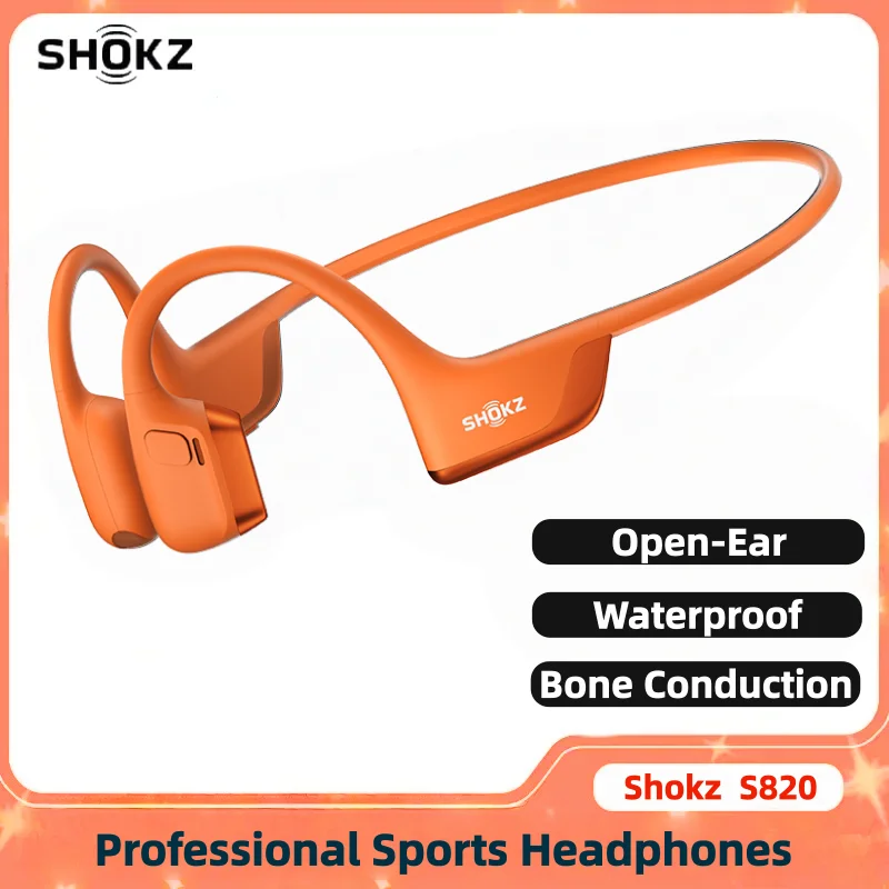 SHOKZ OpenRun Pro 2 S820 Wireless Open Ear Headset Bone Conduction 10Min Fast Charge Dual Device Connect Sweatproof for Sports
SHOKZ OpenRun Pro 2 S820 Wireless Open Ear Headset Bone Conduction 10Min Fast Charge Dual Device Connect Sweatproof for Sports