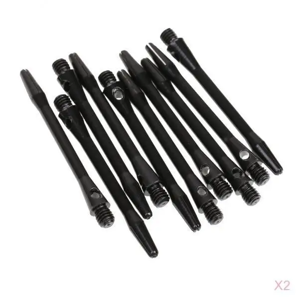 Lightweight Aluminum Alloy Dart Shafts Black 20 Pieces 2BA Thread for Dart Tips Steel Professional Use
Lightweight Aluminum Alloy Dart Shafts Black 20 Pieces 2BA Thread for Dart Tips Steel Professional Use