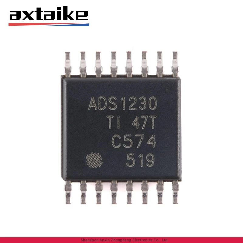 5PCS ADS1230 ADS1230IPWR TSSOP-16 ADS1230IPW 2.7V-5.3V 10Hz/80Hz 20Bit Analog-to-Digital Converter For Bridge Sensors SMD IC
5PCS ADS1230 ADS1230IPWR TSSOP-16 ADS1230IPW 2.7V-5.3V 10Hz/80Hz 20Bit Analog-to-Digital Converter For Bridge Sensors SMD IC