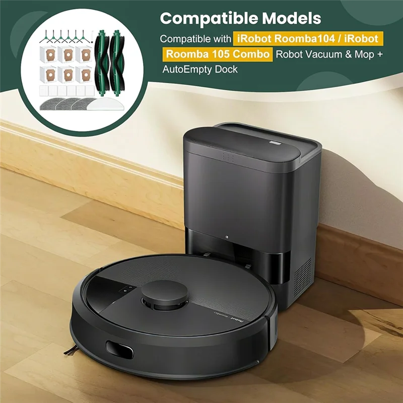 Совместимые запасные части UNCL для роботов-пылесосов Irobot Roomba Essential Y0110/Y0140/Q0120/Q011/Q052/Roomba 104.
Совместимые запасные части UNCL для роботов-пылесосов Irobot Roomba Essential Y0110/Y0140/Q0120/Q011/Q052/Roomba 104.