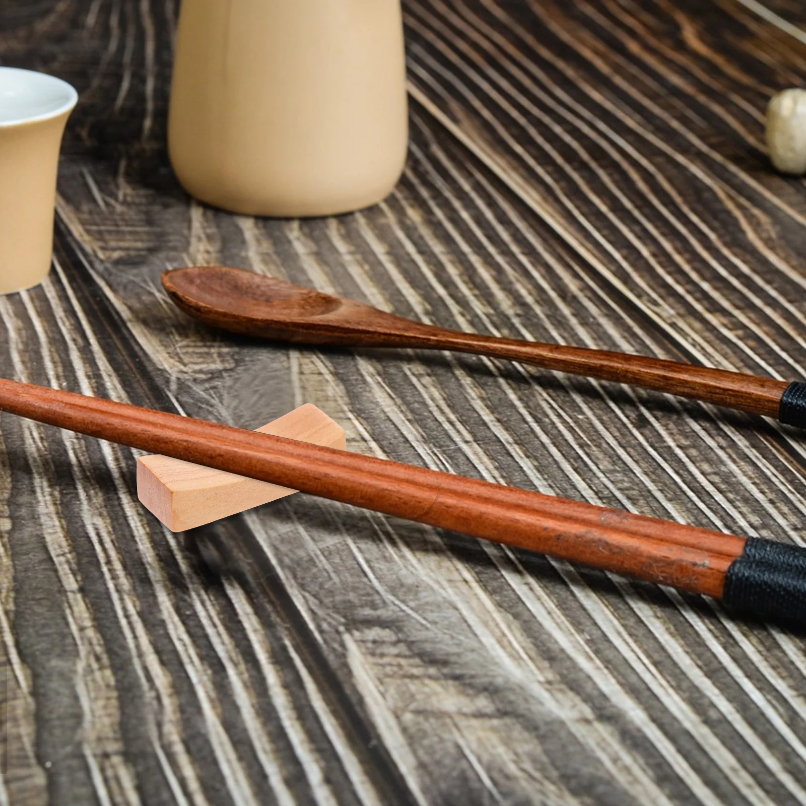 12pcs Wooden Chopsticks Rest Single Concave Design Home Dining Tableware Holder Lightweight Eco Friendly
12pcs Wooden Chopsticks Rest Single Concave Design Home Dining Tableware Holder Lightweight Eco Friendly