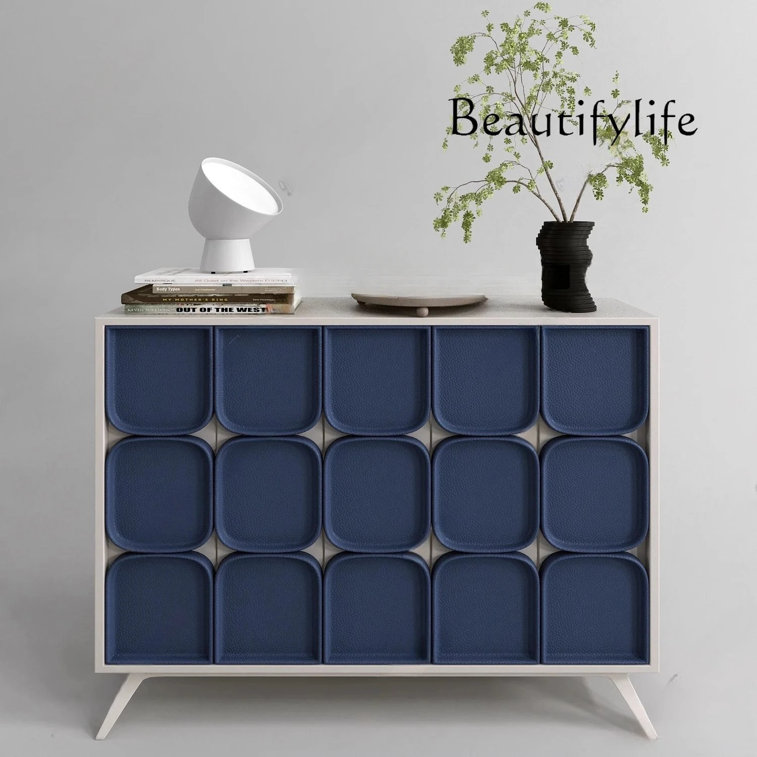 Nordic paint dining side cabinet solid wood tea simple modern storage designer fashion new
Nordic paint dining side cabinet solid wood tea simple modern storage designer fashion new