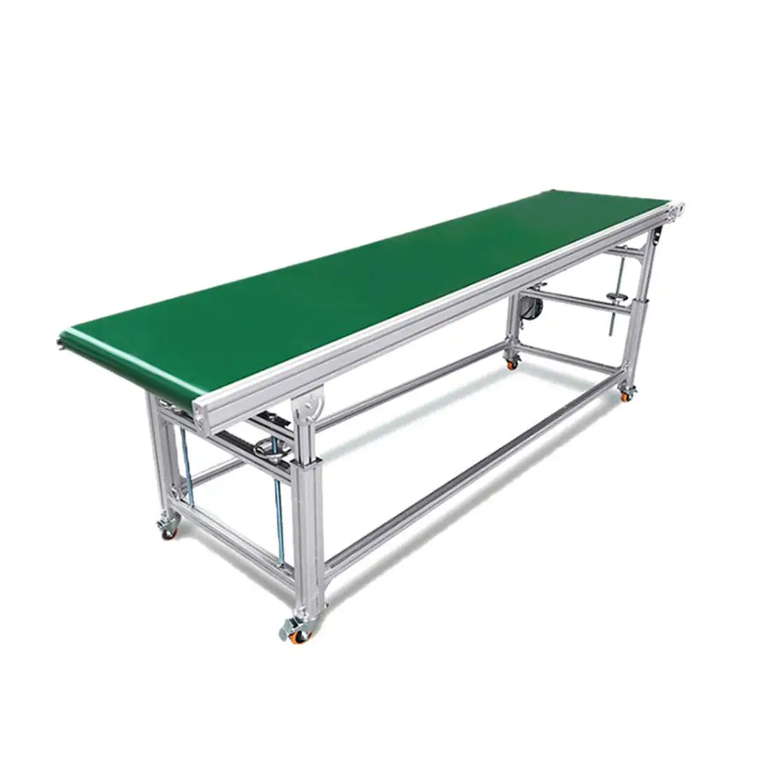 Conveyor belt production assembly line top 10 meters modular system manufacturer conveyor belt machine
Conveyor belt production assembly line top 10 meters modular system manufacturer conveyor belt machine