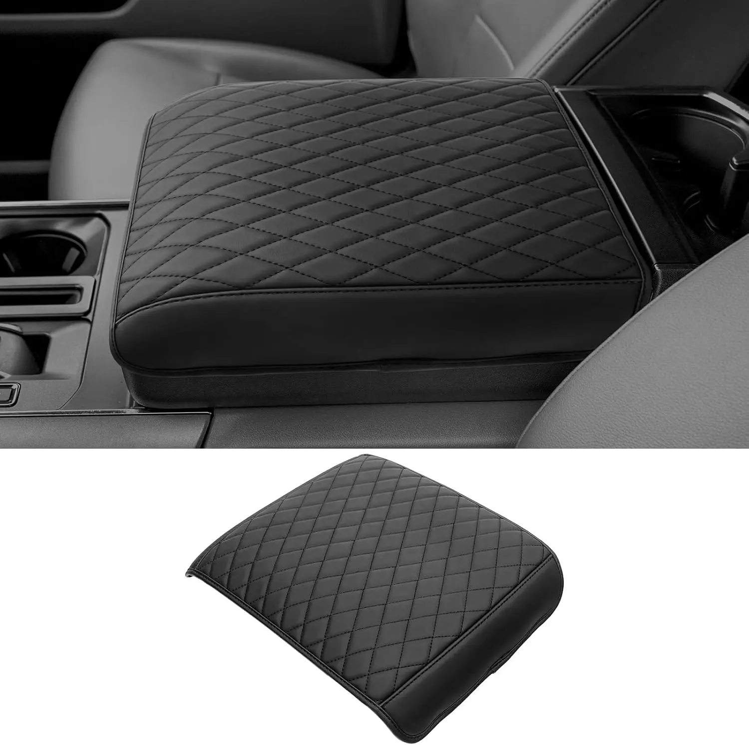 Center Console Cover Compatible For Ford F150 2021-2026 Accessories Leather Center Cushion Armrest Cover(Bucket Seat Only)
Center Console Cover Compatible For Ford F150 2021-2026 Accessories Leather Center Cushion Armrest Cover(Bucket Seat Only)