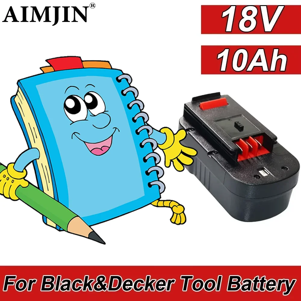 Hpb18 Fs180 A1718 A18NH BD18PSK EPC18 HP188F2B KC1800Sk Fs1800 For Black& Decker Rechargeable Tools Battery 18v 10000mAh
Hpb18 Fs180 A1718 A18NH BD18PSK EPC18 HP188F2B KC1800Sk Fs1800 For Black& Decker Rechargeable Tools Battery 18v 10000mAh