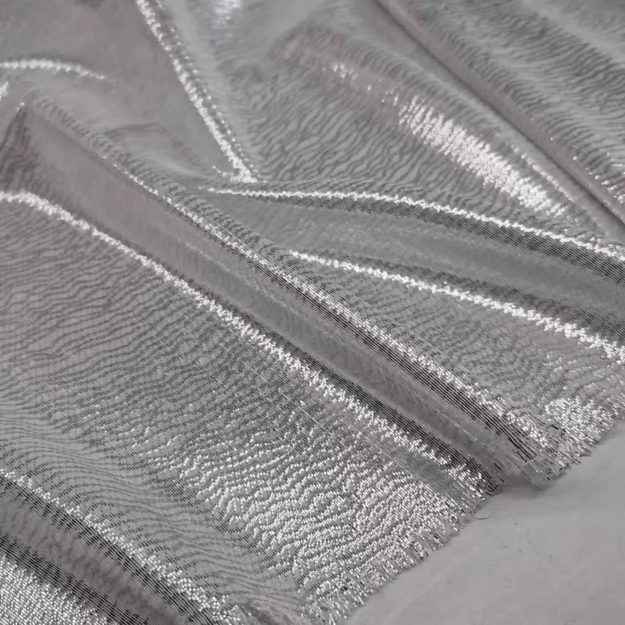 Silk Fabric Somali Dirac Jacquard With Metallic Lurex Mulberry Saree Dress Shiny Tissue
Silk Fabric Somali Dirac Jacquard With Metallic Lurex Mulberry Saree Dress Shiny Tissue