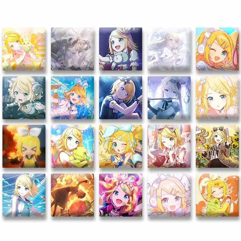 Game Anime PJSK Figure Kagamine Rin Square Pins Cute Cartoon Virtual Singer Brooch Clothes Bag Decoration Badges Accessories
Game Anime PJSK Figure Kagamine Rin Square Pins Cute Cartoon Virtual Singer Brooch Clothes Bag Decoration Badges Accessories