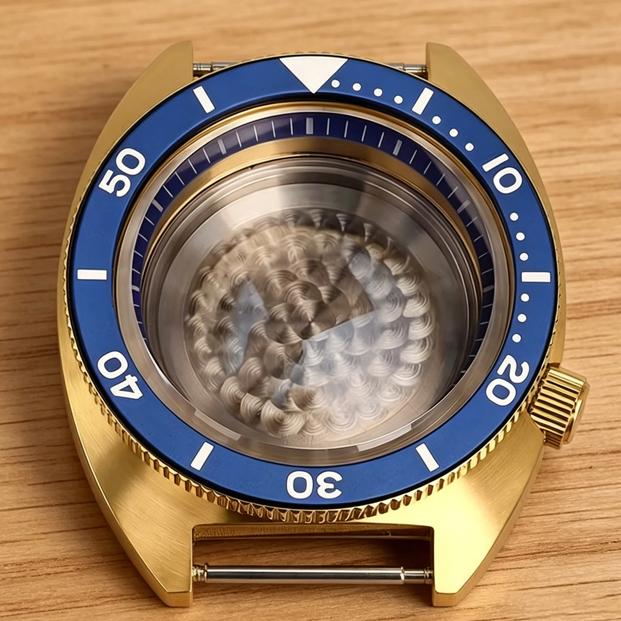 PVD Gold Brushed 41mm Waterproof Watch Case Sapphire Glass Solid Bottom Cover For Mod Tuna Turtle NH35 NH36 NH38 NH34 Movt Parts
PVD Gold Brushed 41mm Waterproof Watch Case Sapphire Glass Solid Bottom Cover For Mod Tuna Turtle NH35 NH36 NH38 NH34 Movt Parts