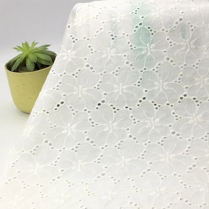 Embroidery Lace 100% Cotton Fabric Water Soluble Hollow Small Flower For Sewing Dress Clothes DIY Handmade Crafting By the meter 
Embroidery Lace 100% Cotton Fabric Water Soluble Hollow Small Flower For Sewing Dress Clothes DIY Handmade Crafting By the meter