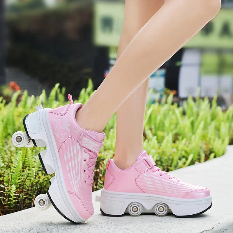 Roller Skate Shoes For Kids spring autumn2025 Fashion Casual Girls 4 Wheels Sprots Boots Boys Toys Children Footwear
Roller Skate Shoes For Kids spring autumn2025 Fashion Casual Girls 4 Wheels Sprots Boots Boys Toys Children Footwear