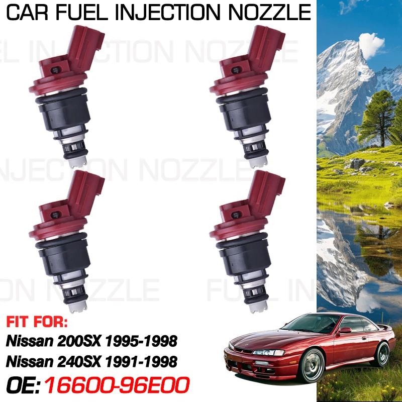 for Nissan Silvia S14 Nissan 200SX 1995-1998 Nissan 240SX 1991-1998 Accessories Car Fuel Injectors Nozzle Injection 16600-96E00
for Nissan Silvia S14 Nissan 200SX 1995-1998 Nissan 240SX 1991-1998 Accessories Car Fuel Injectors Nozzle Injection 16600-96E00