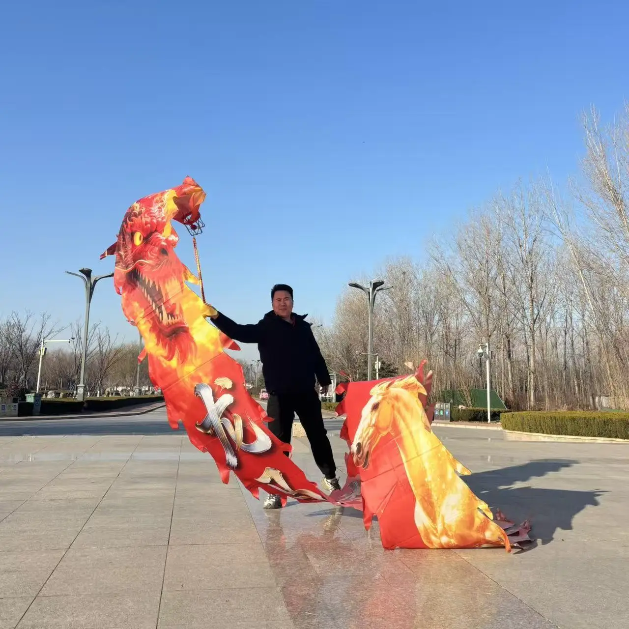 6/7/8m Chinese Horse Dragon Dance Tail Accessory Festival Activity Fitness Dragon Ribbon (Price Not Include Dragon Head)
6/7/8m Chinese Horse Dragon Dance Tail Accessory Festival Activity Fitness Dragon Ribbon (Price Not Include Dragon Head)