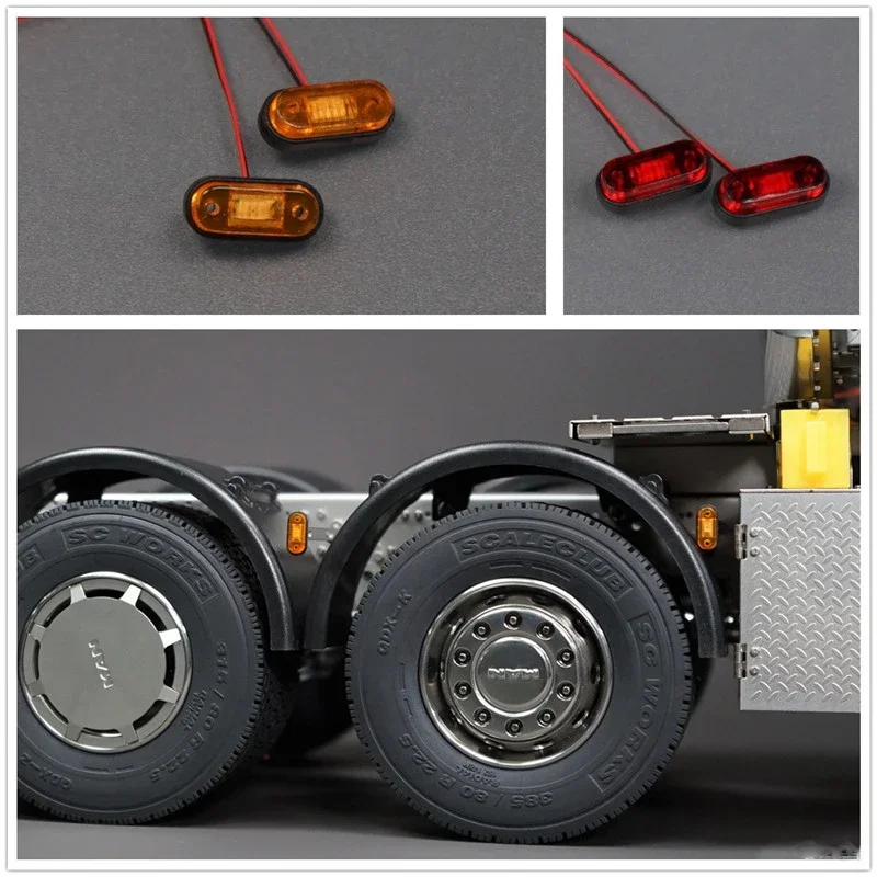 2pcs LED 3V Position Light The Width/Warning Lamp for 1/14 Tamiya RC Truck SCANIA 770S 56368 VOLVO ACTROS BENZ MAN Car
2pcs LED 3V Position Light The Width/Warning Lamp for 1/14 Tamiya RC Truck SCANIA 770S 56368 VOLVO ACTROS BENZ MAN Car
