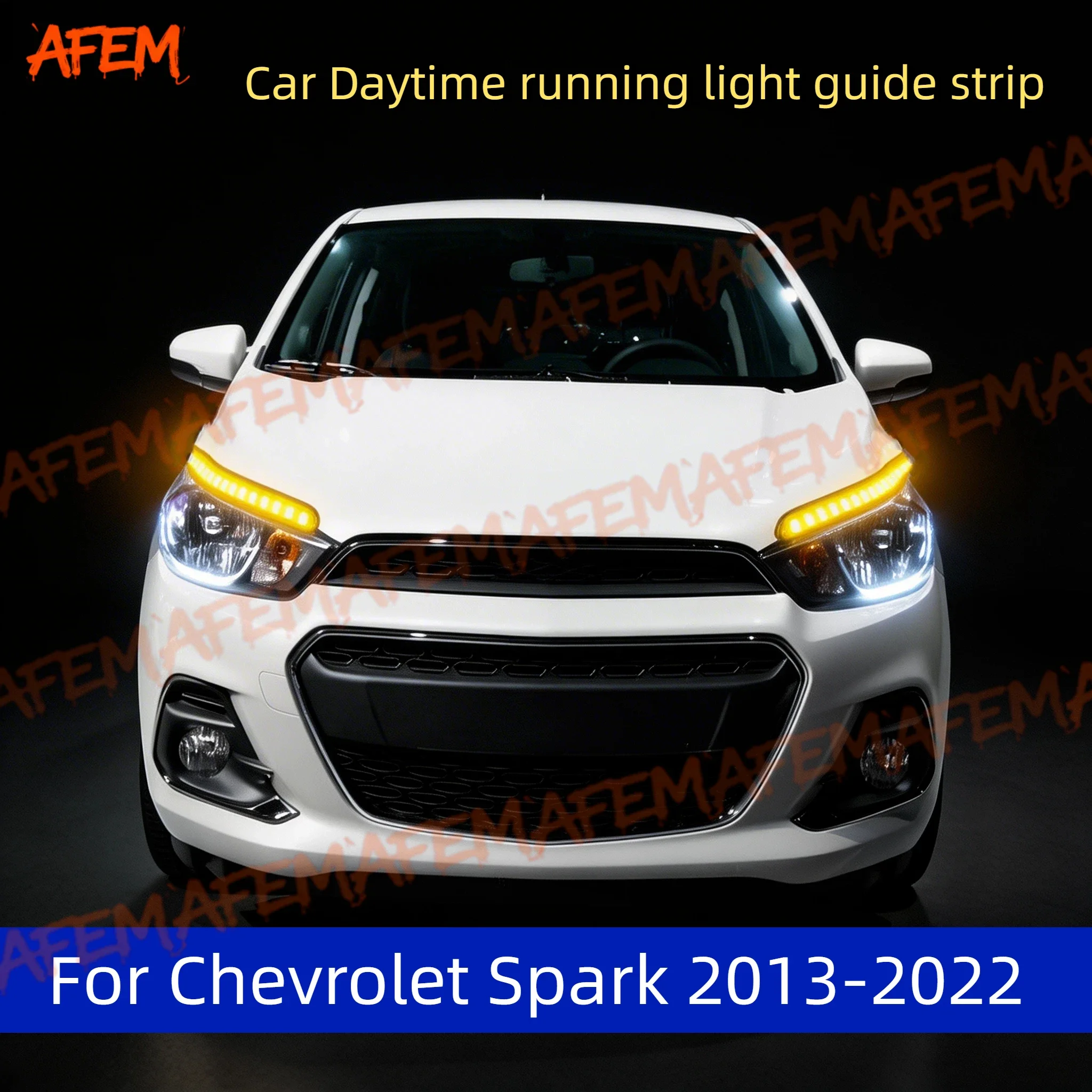 2Pcs 12V Led Guide Strip Headlight For Car Daytime Running Lights Turn Signal DRL Car Modification For Chevrolet Spark 2013-2022
2Pcs 12V Led Guide Strip Headlight For Car Daytime Running Lights Turn Signal DRL Car Modification For Chevrolet Spark 2013-2022