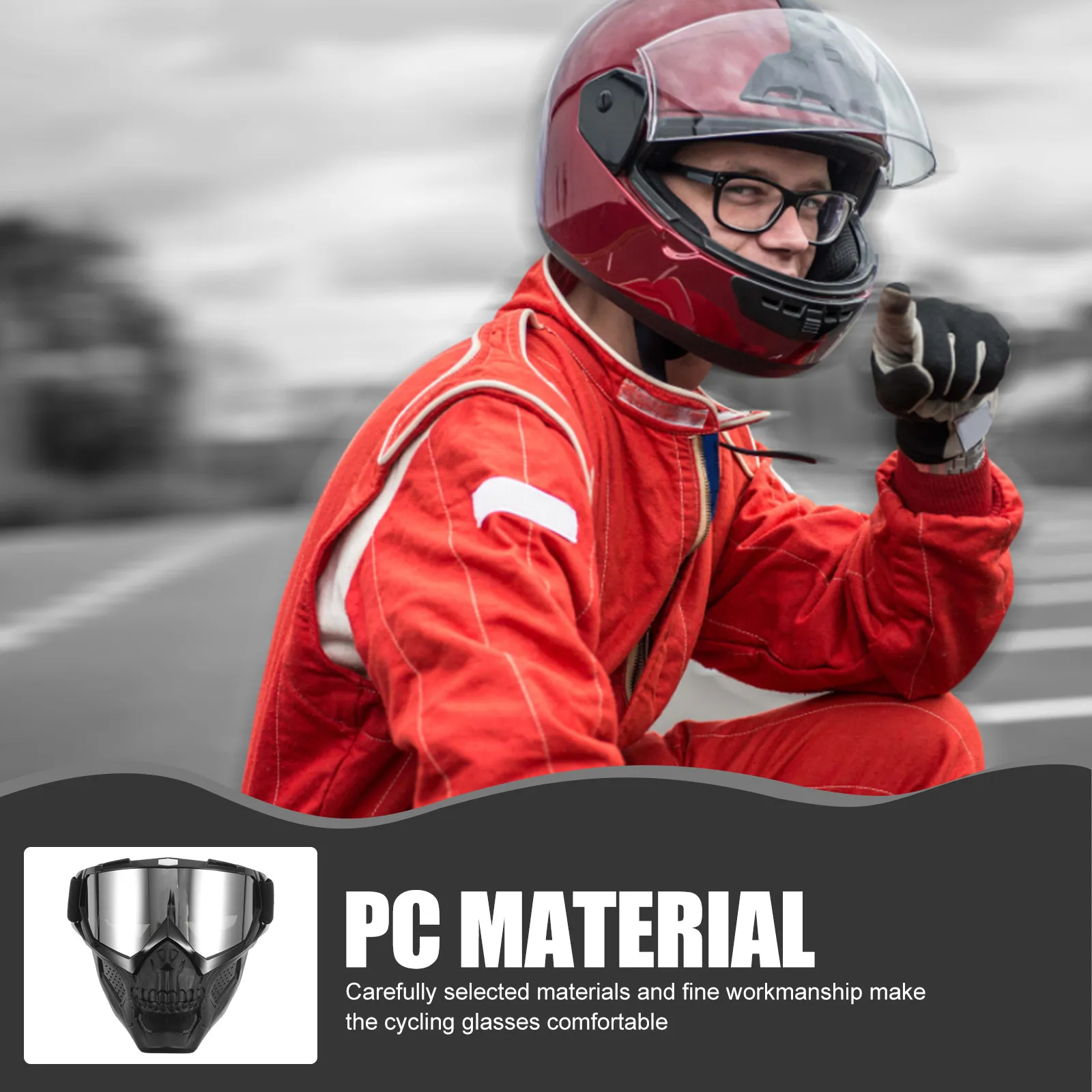 Motorcycle Goggles Face Hood Windproof Sunscreen Protective Riding Cycling Glasses Outdoor Sport Atv Dirt Bike Goggles for Men
Motorcycle Goggles Face Hood Windproof Sunscreen Protective Riding Cycling Glasses Outdoor Sport Atv Dirt Bike Goggles for Men