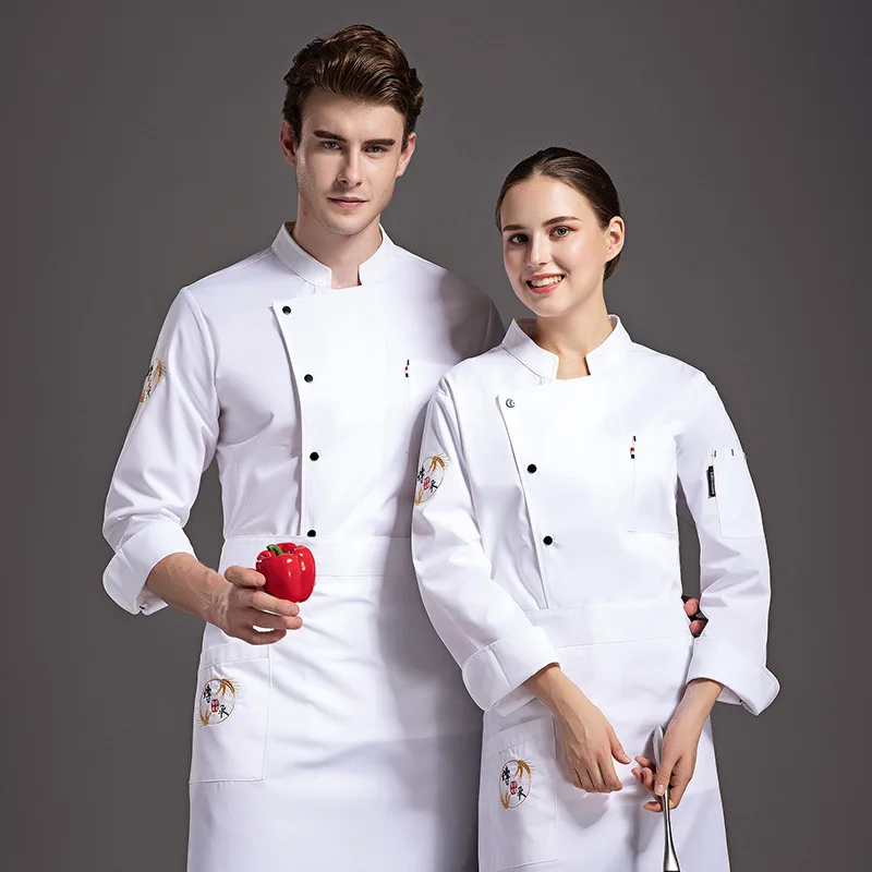 C003 Long Sleeves Hotel Uniform Kitchen Waiter Suit Catering Restaurant Back Kitchen Chef's Long Sleeves Chef Jacket Chef Coat
C003 Long Sleeves Hotel Uniform Kitchen Waiter Suit Catering Restaurant Back Kitchen Chef's Long Sleeves Chef Jacket Chef Coat