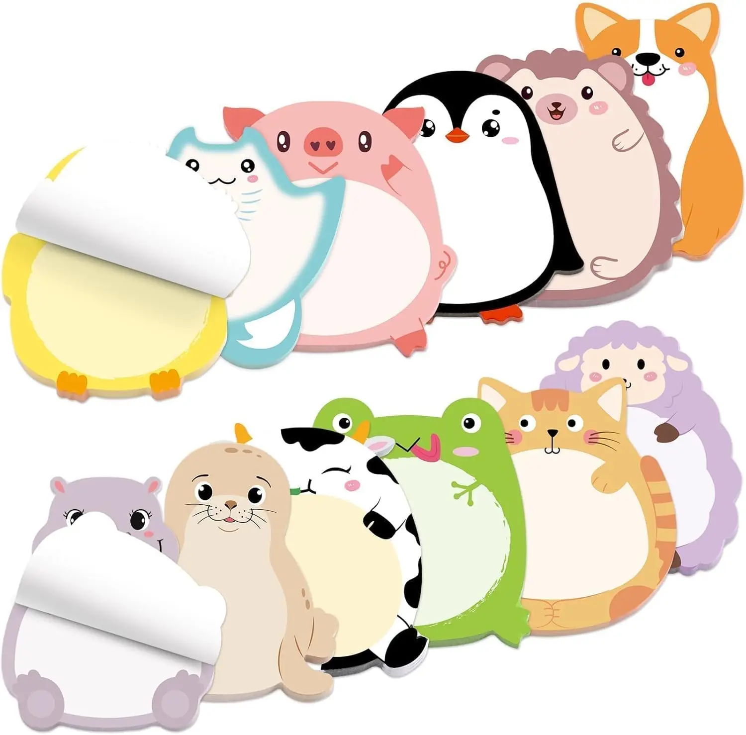 24 Pads Cute Animal Sticky Notes 720 Sheets Memo Pads for Home Office School Supplies
24 Pads Cute Animal Sticky Notes 720 Sheets Memo Pads for Home Office School Supplies