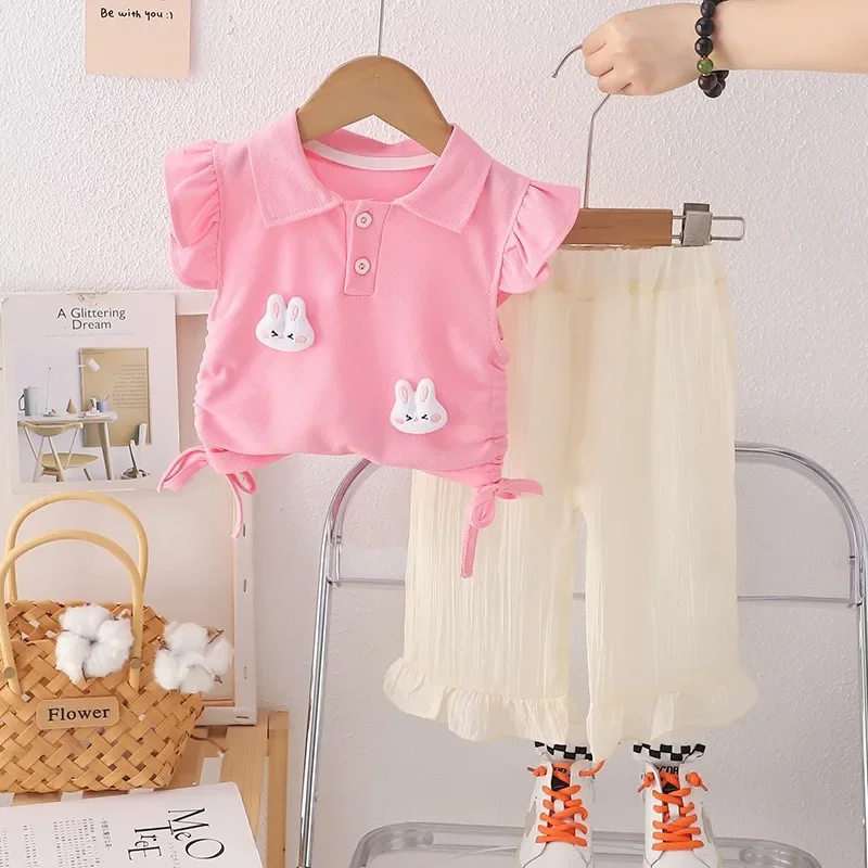 Baby Girls Vest Pants 2 Pieces Suit Cartoon Children Summer Clothing Sets Kids Princess Costume Infant Clothes Outfits 0-4 Years
Baby Girls Vest Pants 2 Pieces Suit Cartoon Children Summer Clothing Sets Kids Princess Costume Infant Clothes Outfits 0-4 Years