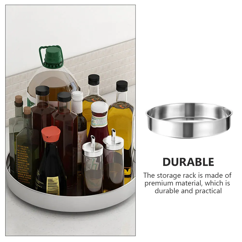 1pc Premium Rotating Storage Rack Kitchen Organizer Spice Tray Condiment Holder Water Resistant Space Saving Easy Clean
1pc Premium Rotating Storage Rack Kitchen Organizer Spice Tray Condiment Holder Water Resistant Space Saving Easy Clean