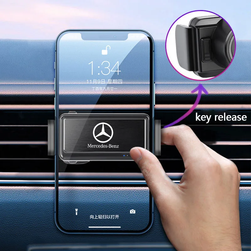 Car Smart Phone Holder Bracket Phone Electric Stand For Mercedes Benz W203 W204 W205 W206 W212 CLK GLA C E S Class Accessories
Car Smart Phone Holder Bracket Phone Electric Stand For Mercedes Benz W203 W204 W205 W206 W212 CLK GLA C E S Class Accessories
